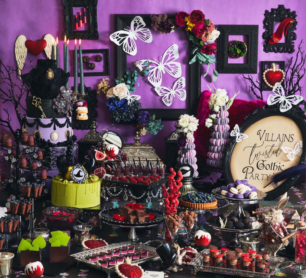 スイーツブッフェ「ヴィランズたちのツイステッドゴシックパーティー」