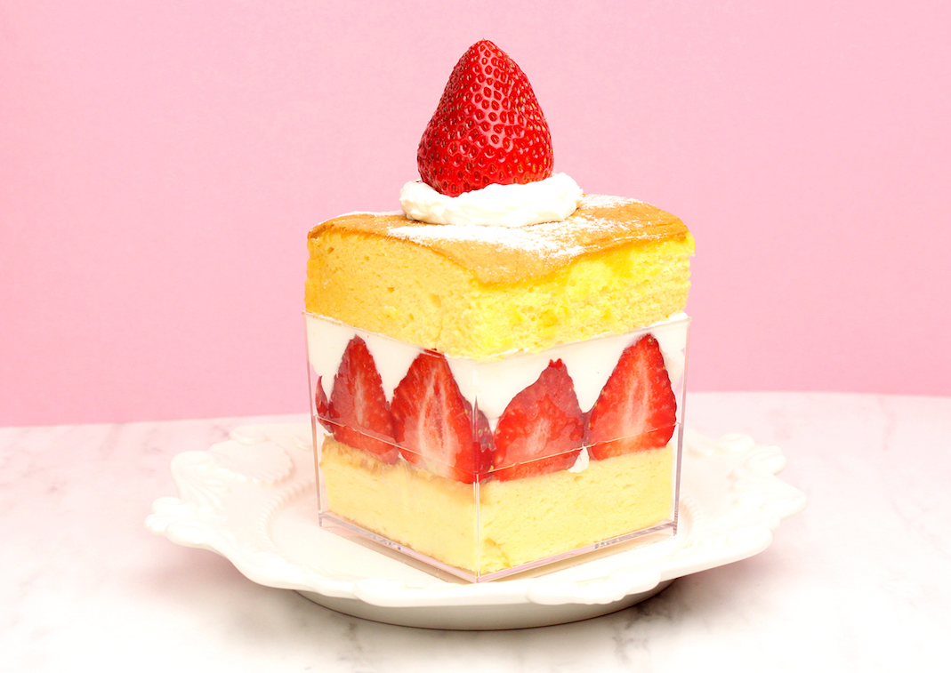 台湾カステラショートケーキ いちご  858円