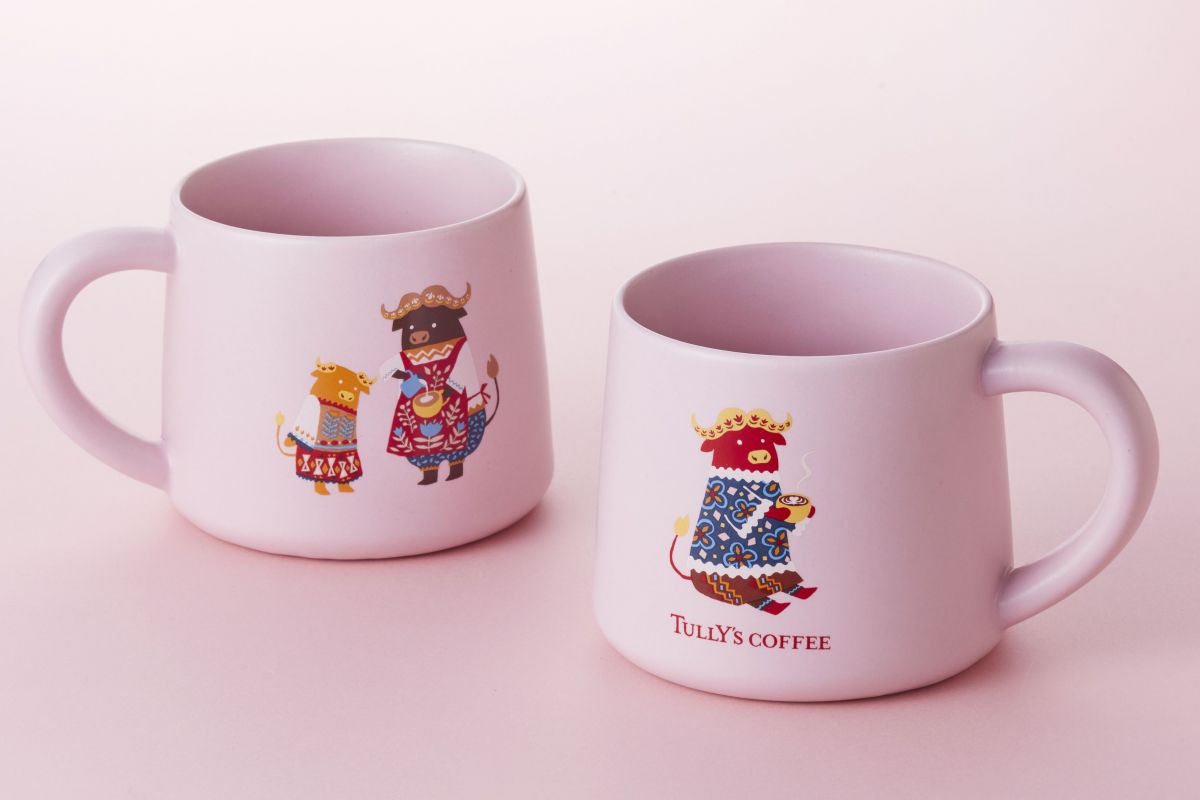 「2021年干支マグ（ぎゅーとカフェラテ）」1500円+税