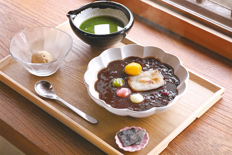 二色ぜんざい（秋冬限定） 1100円