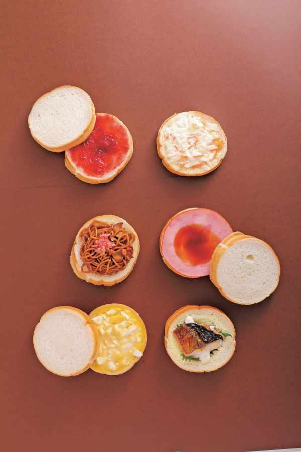 まるい食パンサンド160~270円