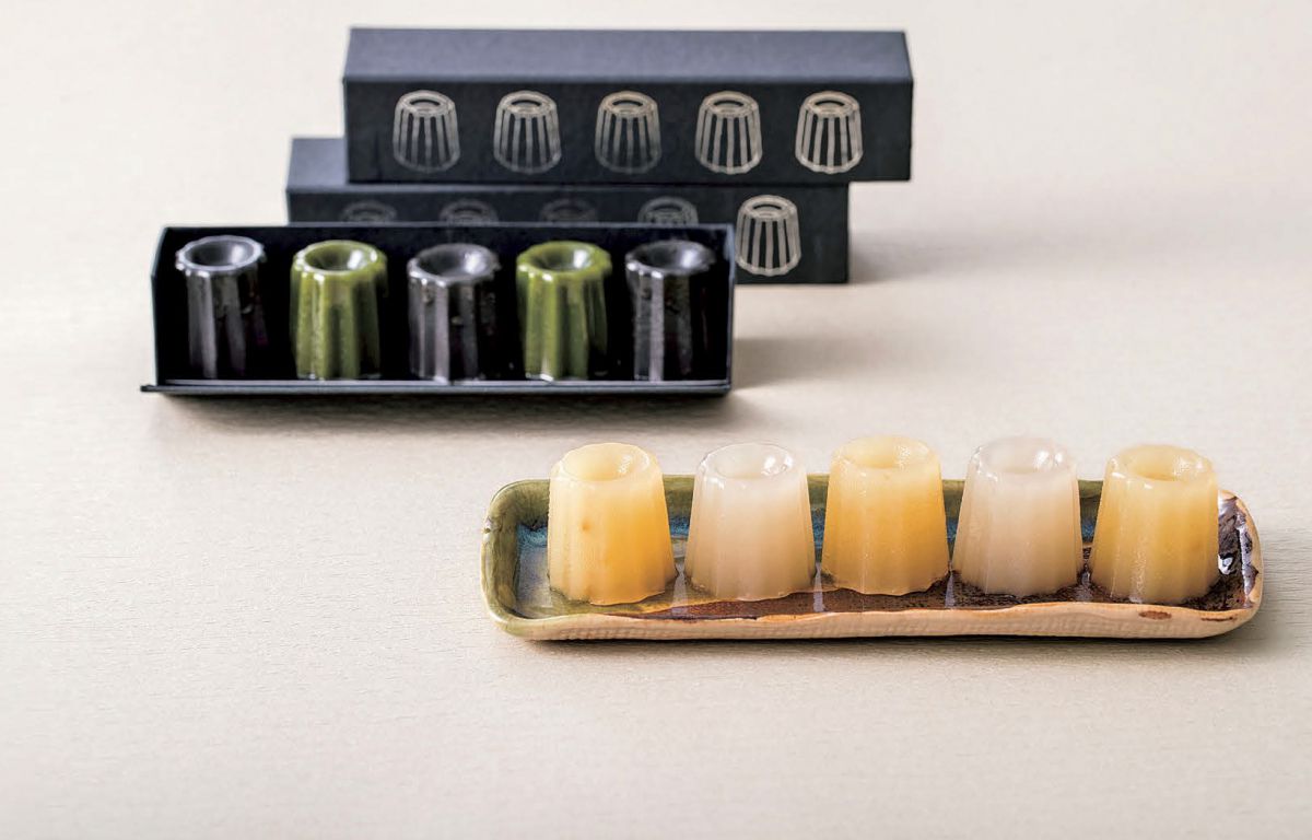 カヌレ羊羹5個入り1200円（お取り寄せ可）