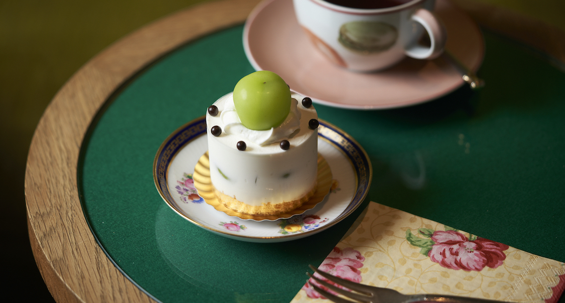 目白のパティスリー「カオリ ヒロネ（Kaori Hironé）」のまるい果物ショートケーキ