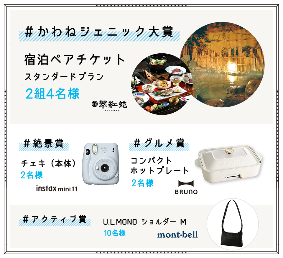 川根本町フォトコンテスト かわねジェニック 賞品