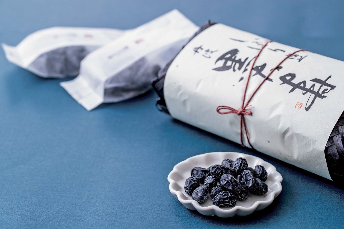 しぼり豆丹波黒大寿 小袋5袋入り籠1300円