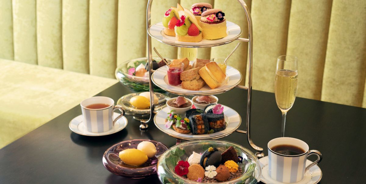 バーニーズ　ニューヨーク銀座本店でしか味わえない！ハイクラスなオーガニックアフタヌーンティーを。