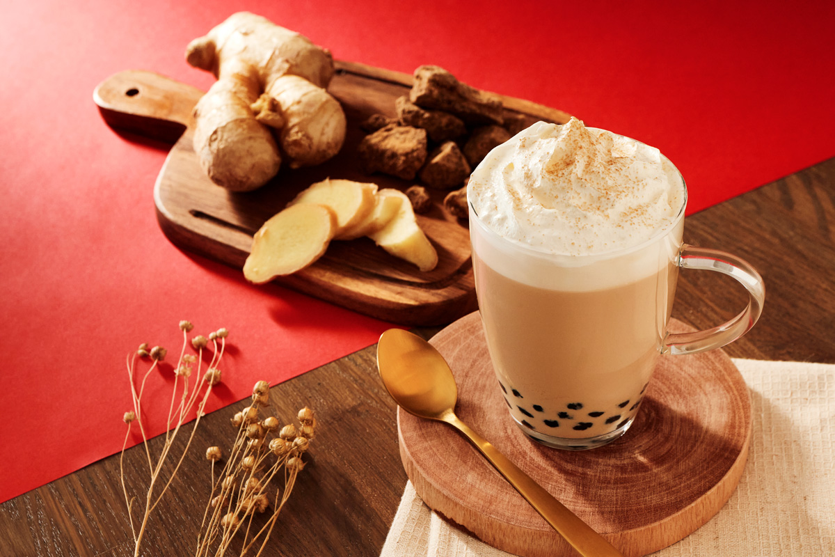「黒糖生姜奶茶(黒糖生姜ミルクティー)」620円(税込)※冬期限定