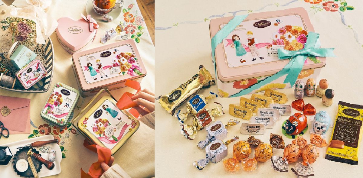 「カファレル」のバレンタインチョコは“花”と“リボン”の限定パッケージ