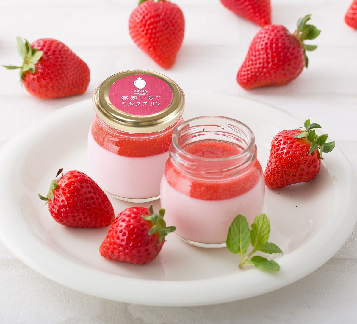 完熟いちごミルクプリン  486円
