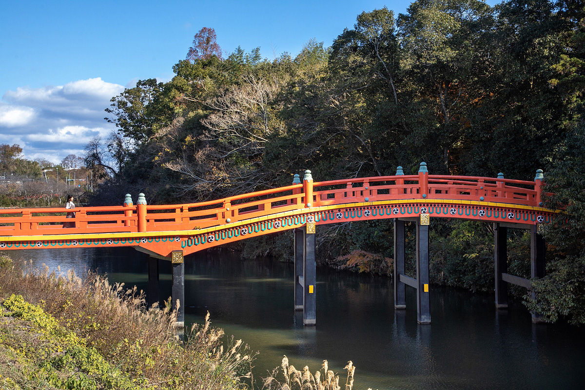 神橋を渡って聖域へ