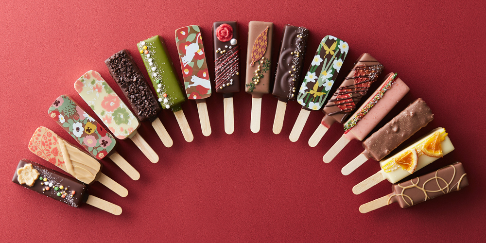 スティックショコラ 各1本540円