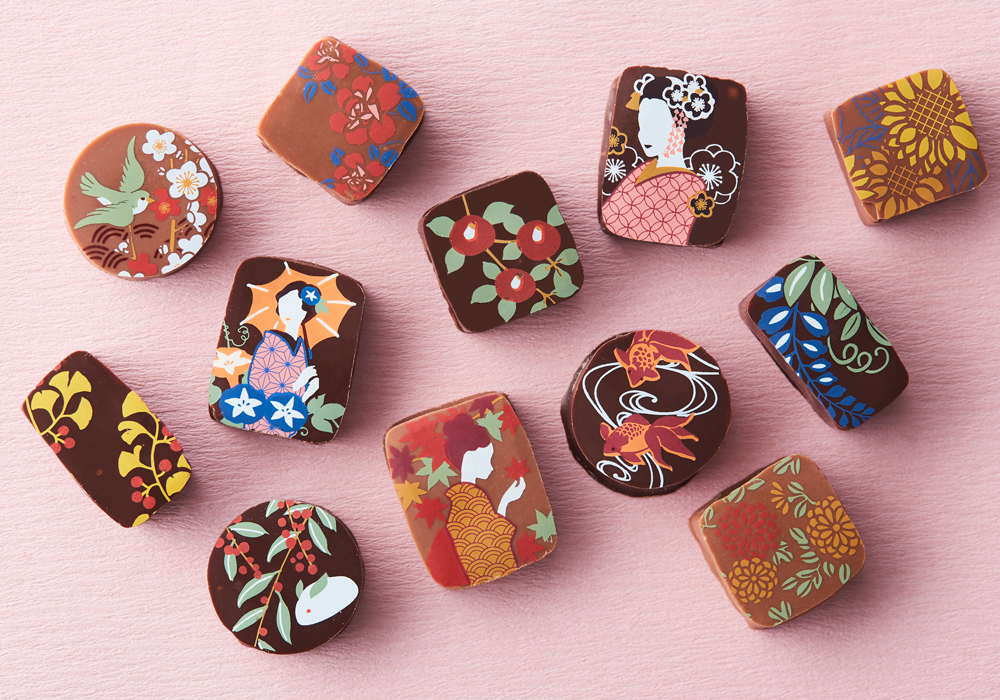 ショコラ雅　4個入り1296円、6個入り1944円、8個入り2484円、12個入り3672円