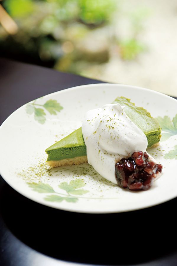 お豆腐の抹茶チーズケーキ620円