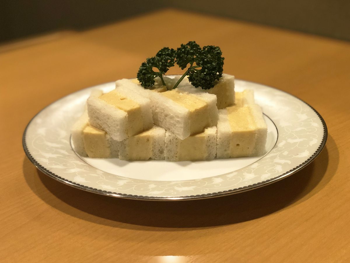 「玉子サンド」1050円（税抜）※テイクアウト可（前日までにご予約ください）