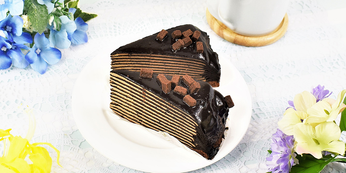 ローソン、生ショコラミルクレープ 2個