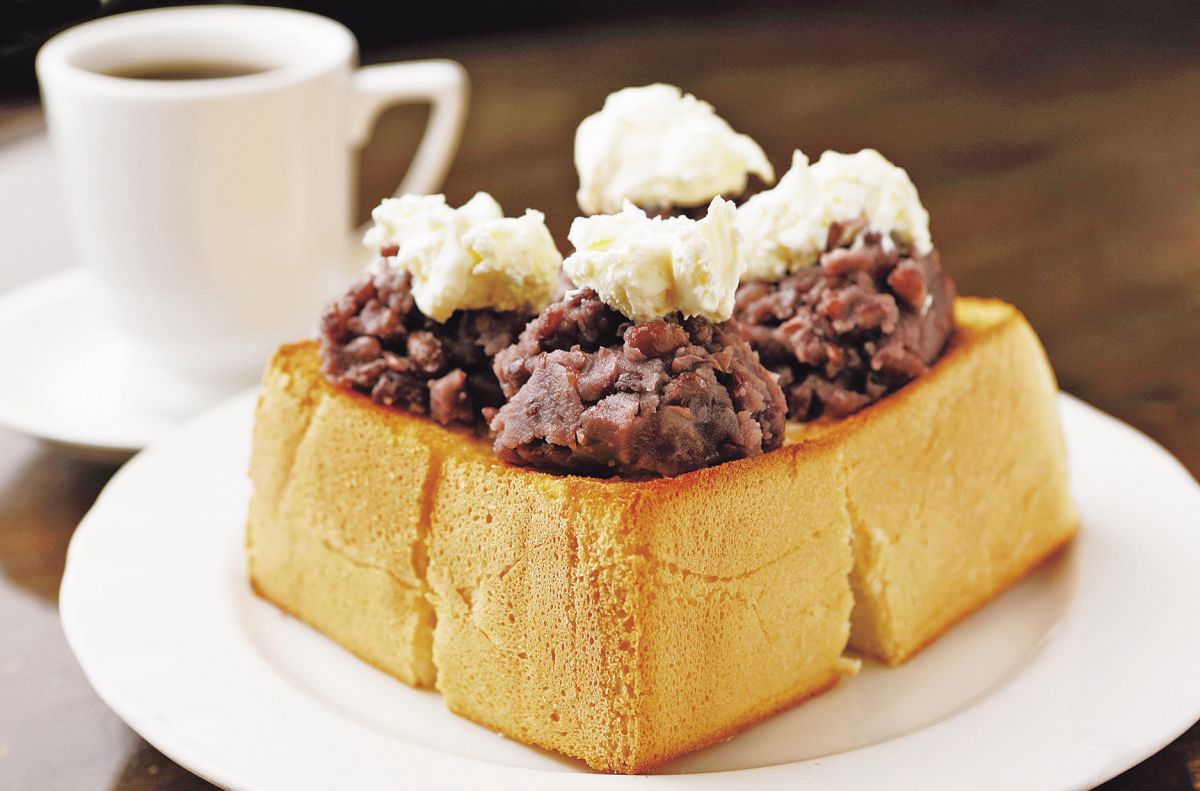 小倉トースト（厚切り）950円（薄切りは700円）