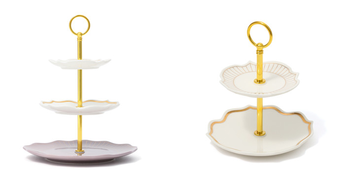 「ラフィネシリーズ」：左から「スタンド3段」2500円、「スタンド2段」1500円（ともに税込）