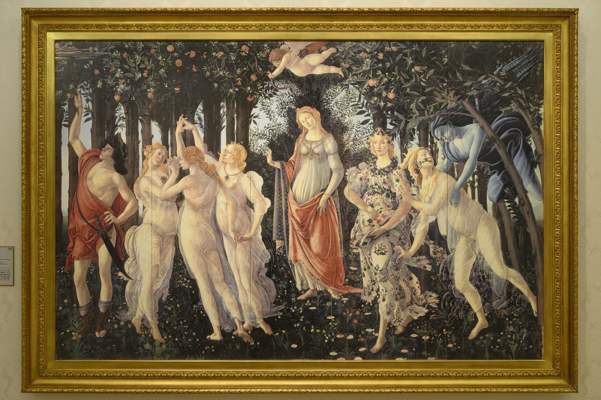 ボッティチェッリ「春（ラ・プリマヴェーラ）」ウフィツィ美術館所蔵(イタリア､フィレンツェ) 画像提供：大塚国際美術館