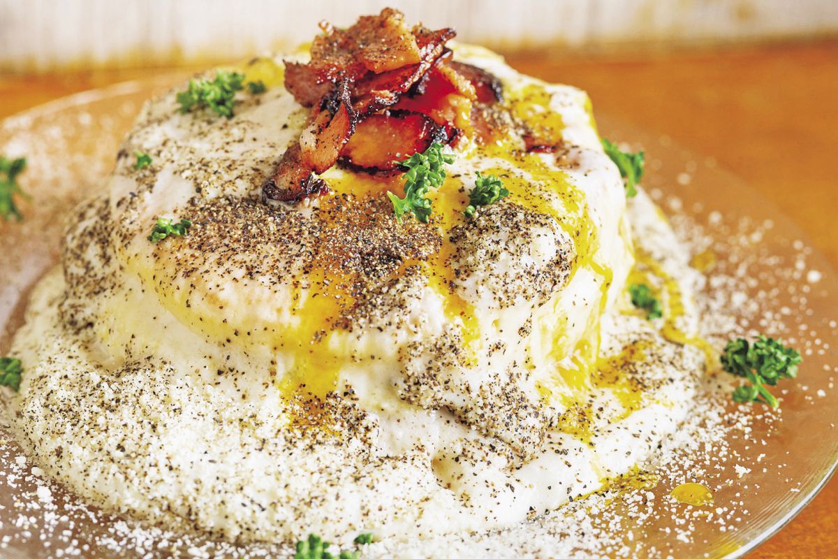 カルボナーラパンケーキ1320円