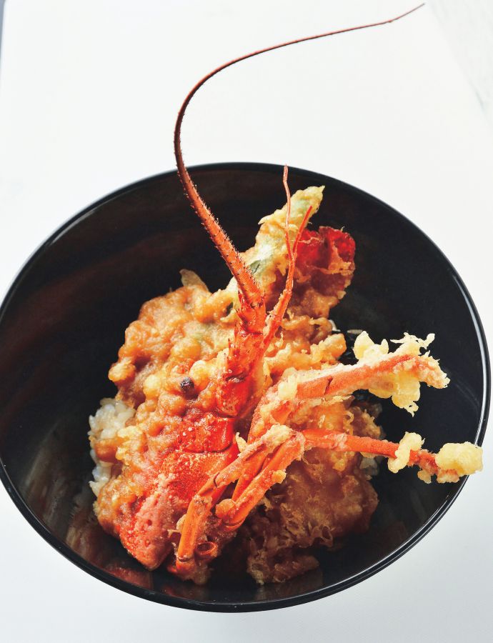 元祖伊勢海老天丼1980円