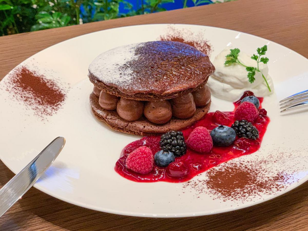 「ブリュレ風パンケーキ〜ショコラ〜」1300円（税抜）※ポップアップカフェ限定