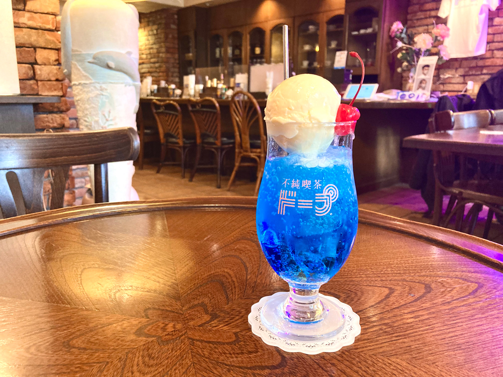 「クリームソーダ（ソーダ）」580円（税別）