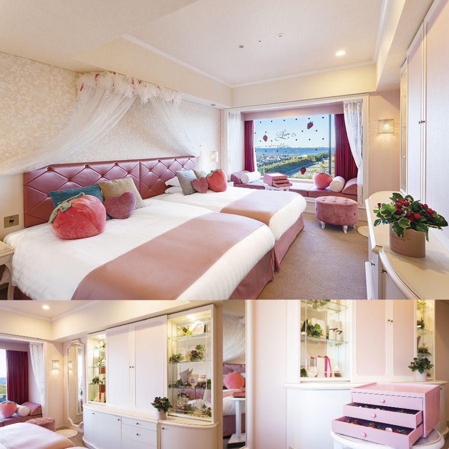 「ストロベリールーム」の装飾イメージ