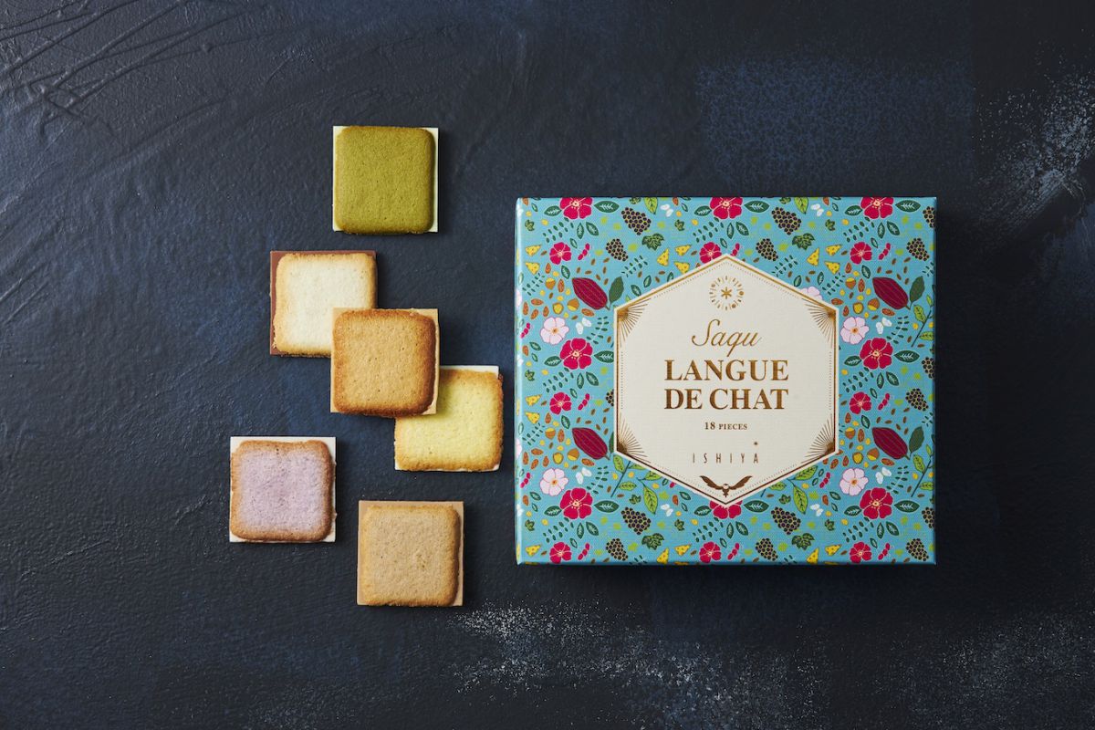 「ISHIYA」 サク　アソート（キャラメル、北海道ワイン、北海道チーズ、抹茶ミルクなど、各3枚、計18枚入り）2160円 販売期間：3月10日（水）～15日（月）