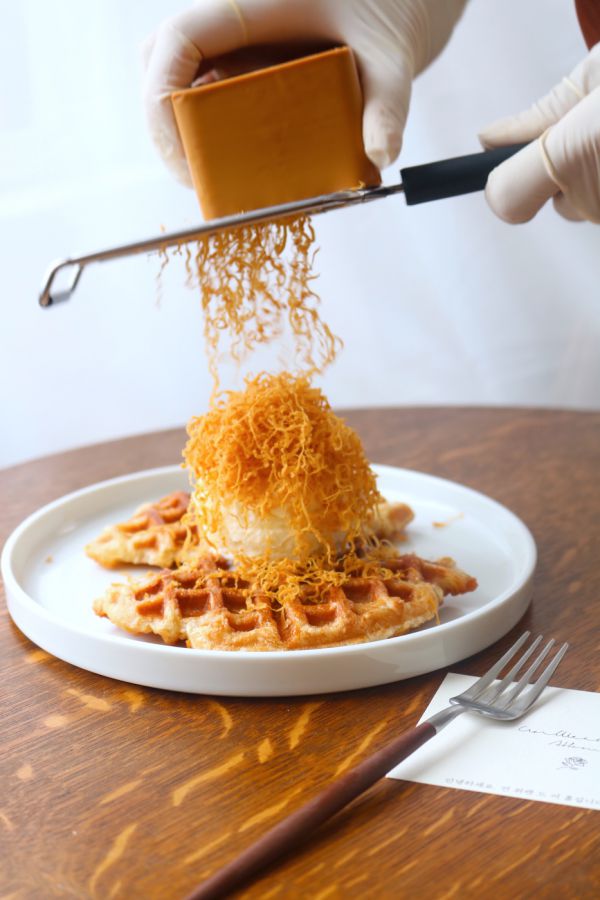 クロッフル キャラメルチーズ 1350円