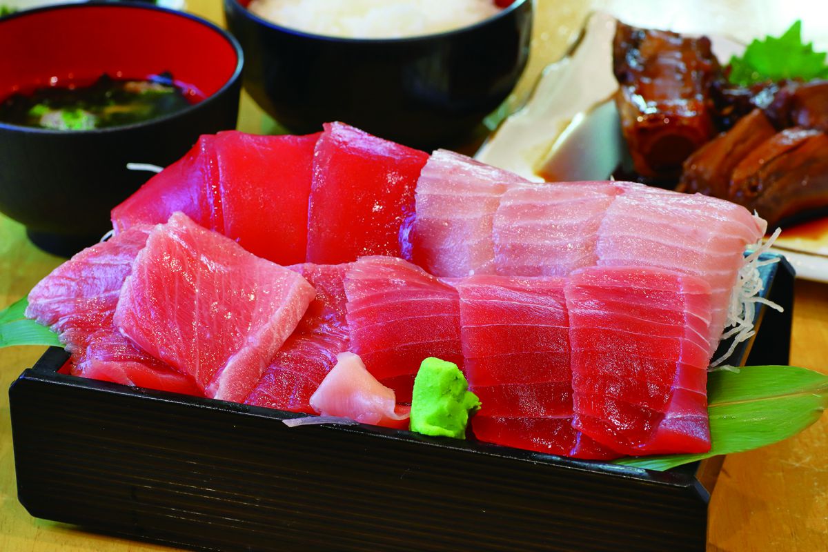 鮪づくし定食1980円