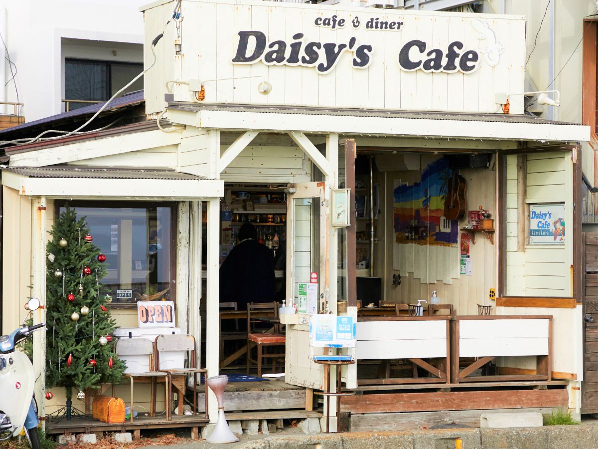 ワンちゃん連れも入店OK！散歩途中にふらっと立ち寄るお客さんも多いのだとか