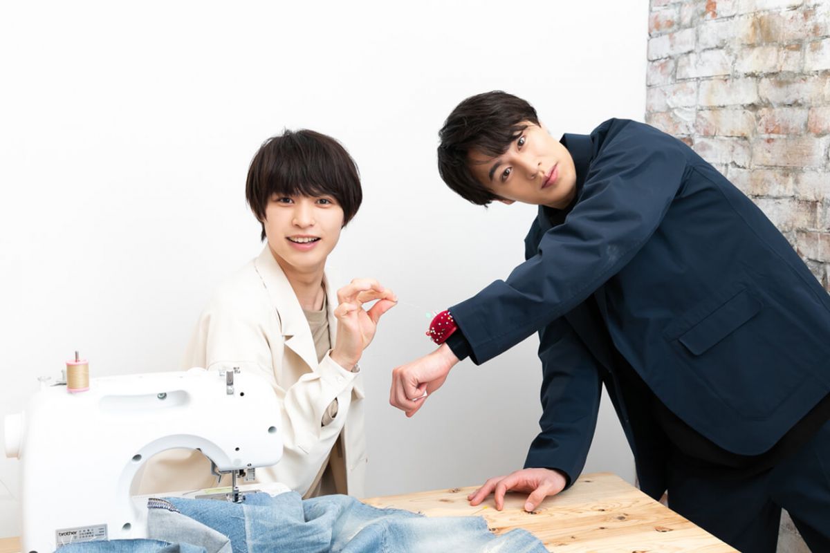 「マチ針ください」「はい、どうぞ」