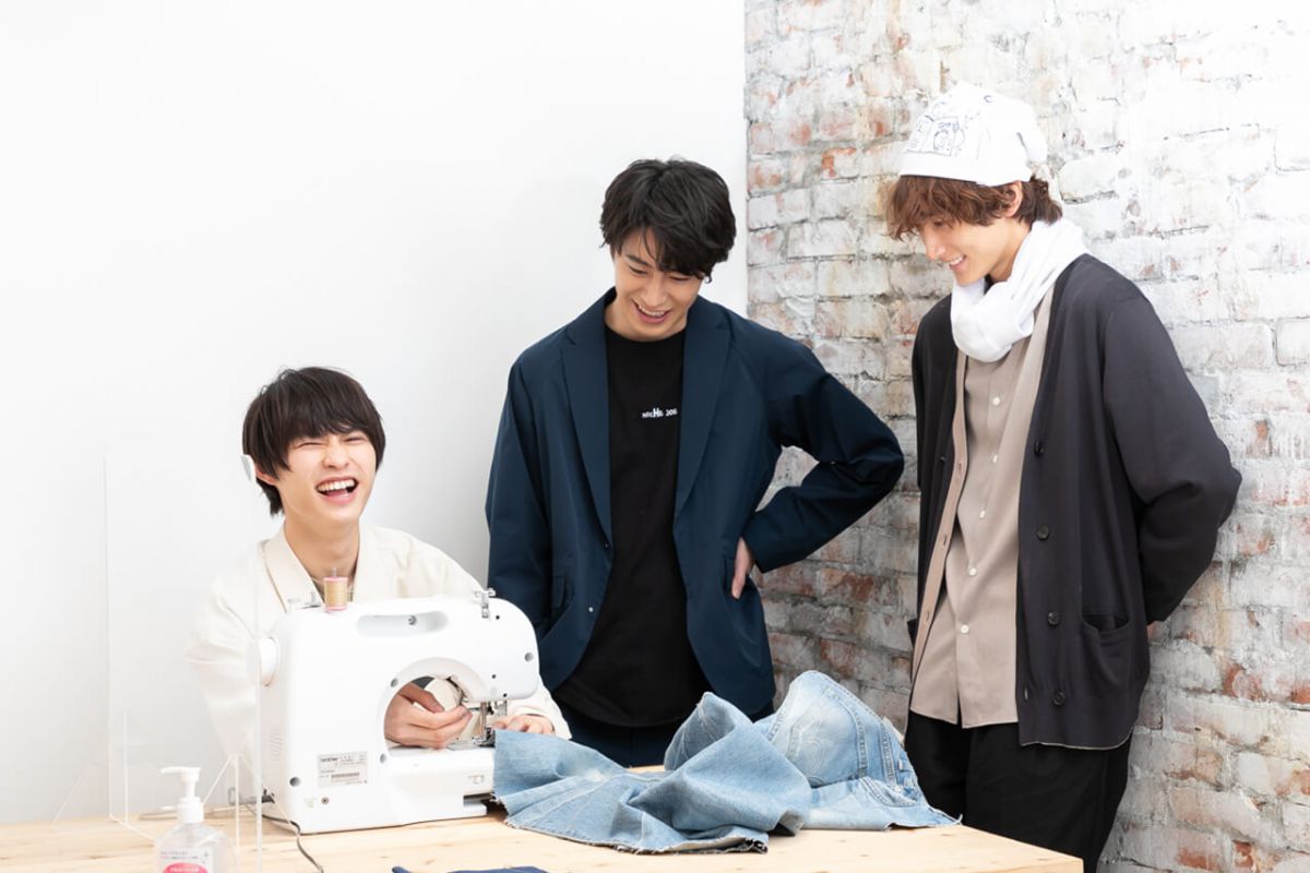 と思いきや、この笑顔。どこまでも仲のいい「チーム・ハンサム！」