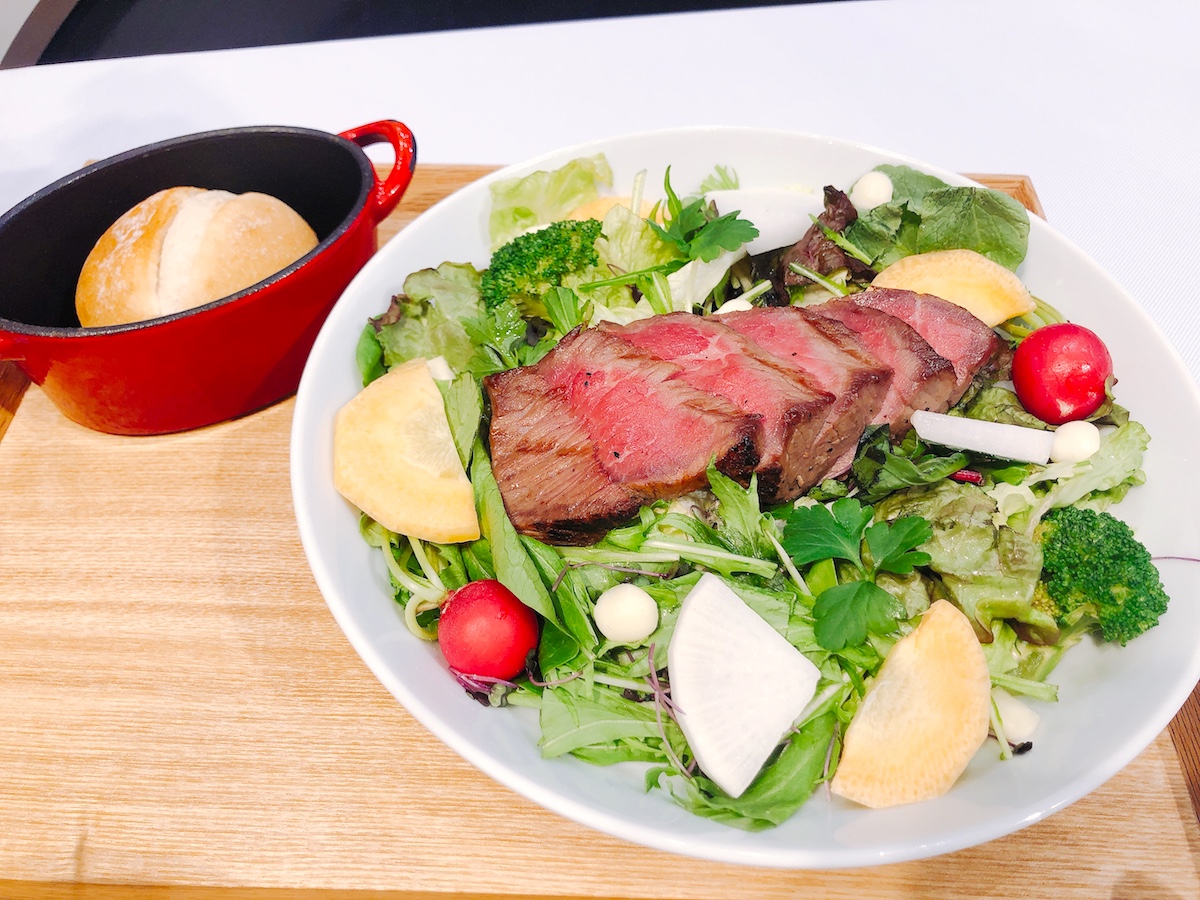 グリルステーキと