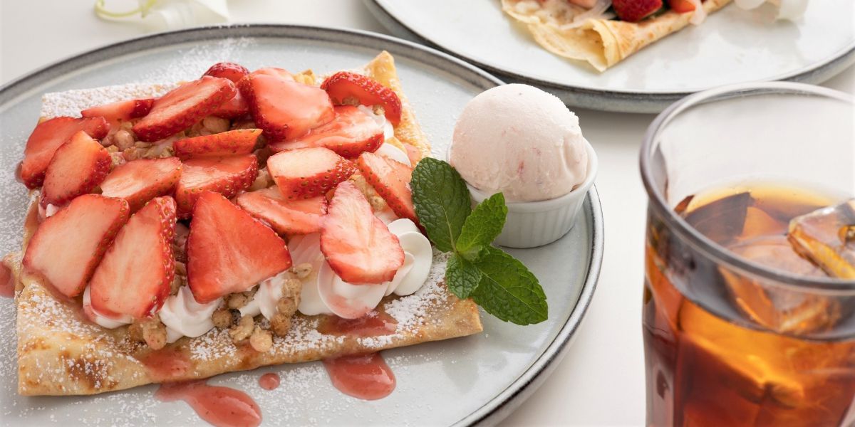 自由が丘のハワイアンクレープダイナー『クレープス ノ カ オイ』でいちごフェアを開催