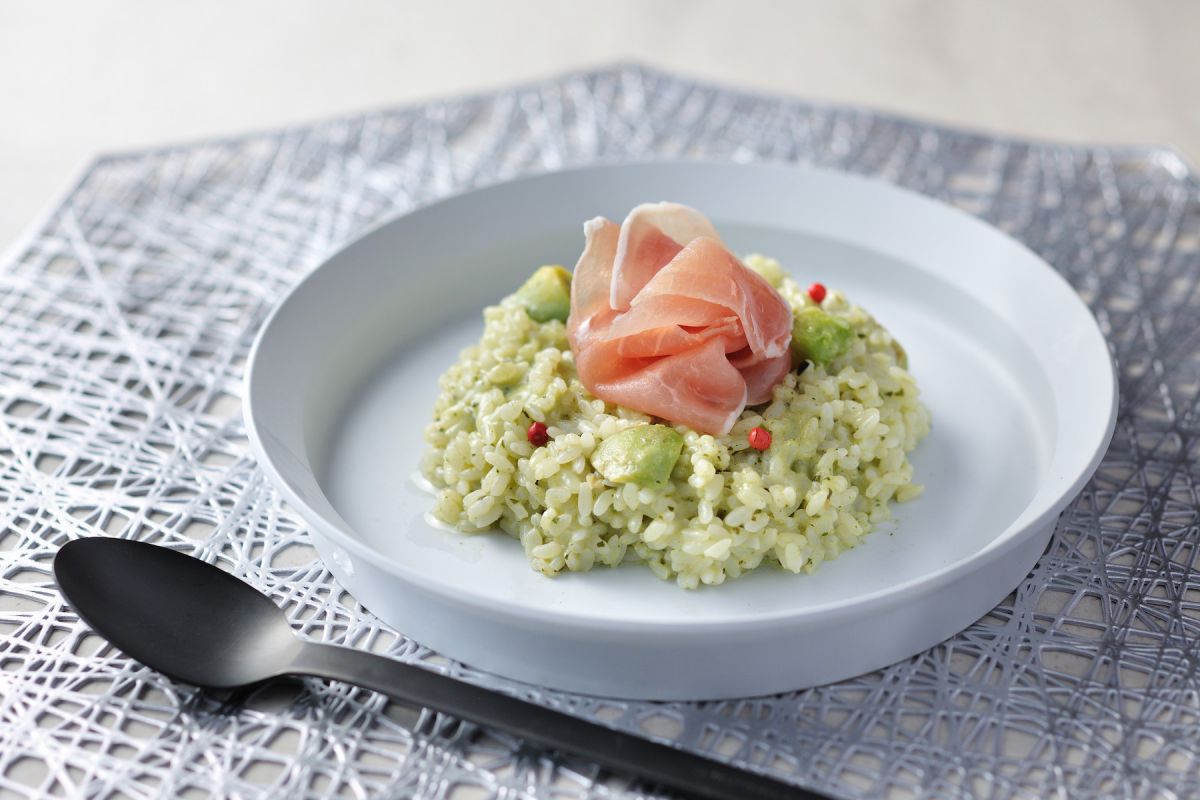生ハムジェノベーゼリゾット