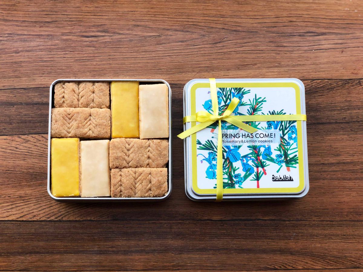 「［季節限定］SPRING HAS COME! ローズマリー＆レモン クッキー」2484円（税込）