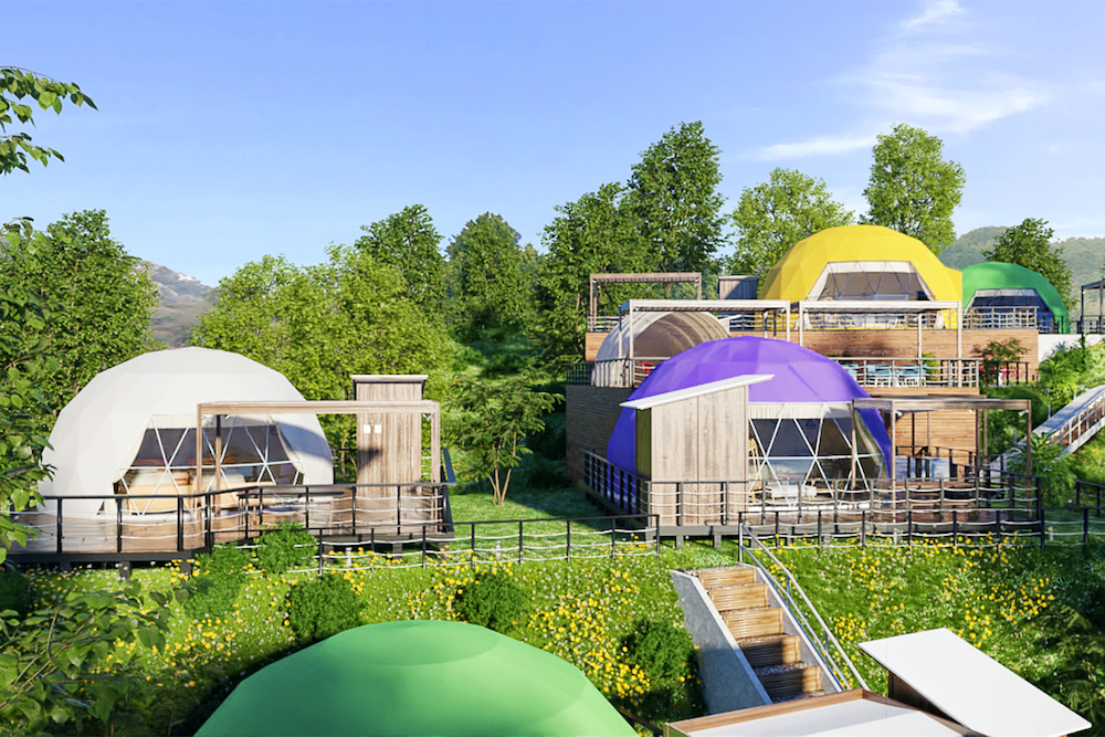 【Glamping Resort Awaji】がGWにオープン！淡路島初のドーム型グランピング施設