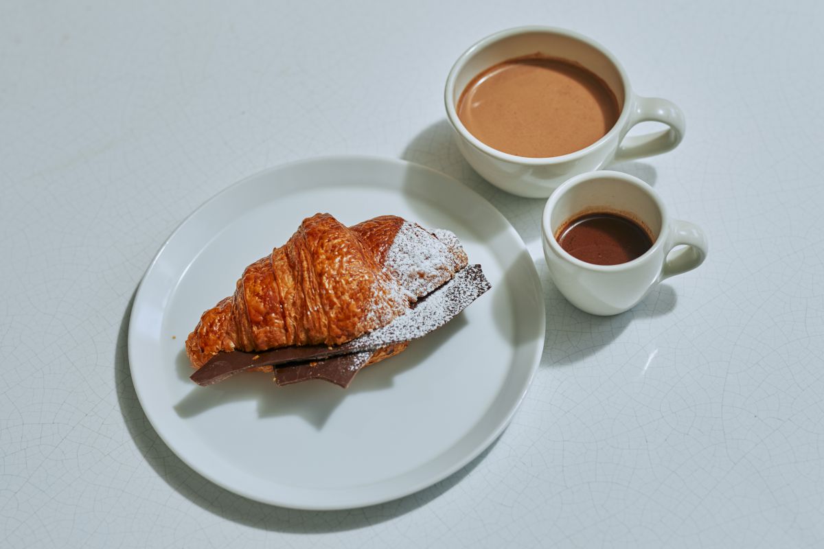 「板チョコクロワッサンセット」770円（税込）