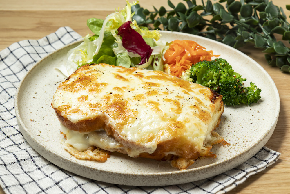 自家製ハムのクロックムッシュ1500円