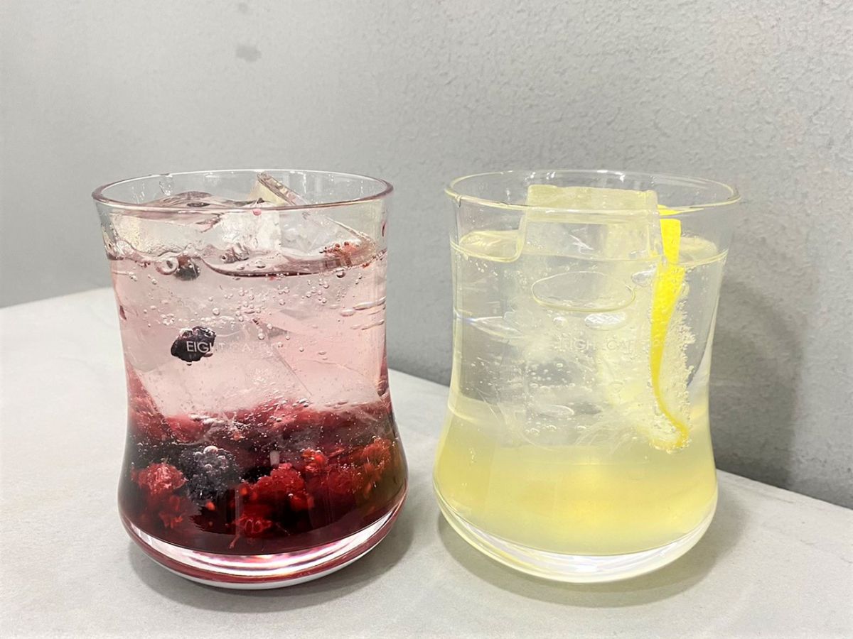 ベリーエイド、レモネード各600円