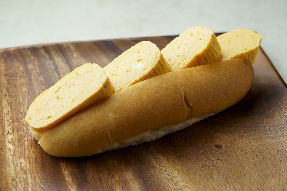 京風だし巻きコッペ（龍のたまご使用）400円