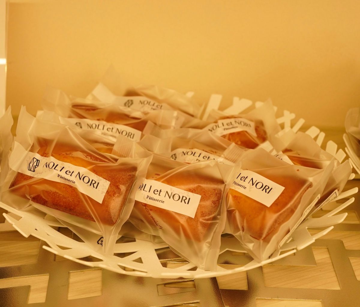 「フィナンシェ」1個410円。ほうじ茶バージョン（1個430円）もあり