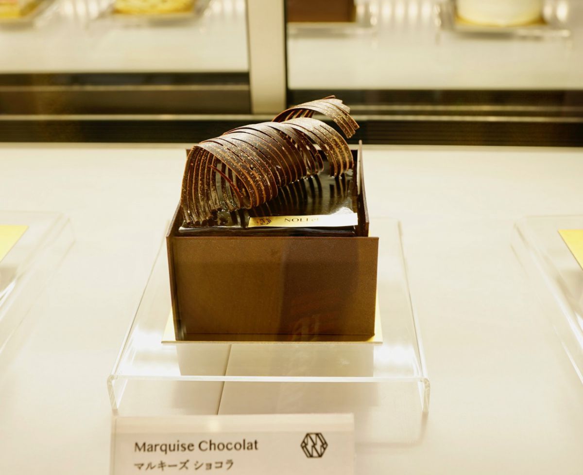 「マルキーズ ショコラ」3600円（ホールのみ） 発売期間：秋～冬（季節限定品で、現在は販売なし）、サイズ：3号（2〜3名用）