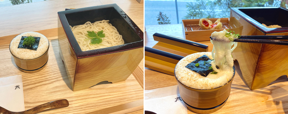 「名物 とろろ益うどん」800円（税込）