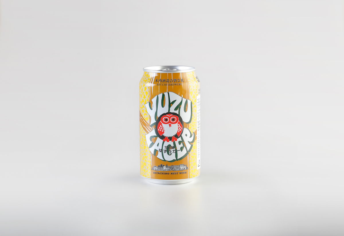 常陸野ブルーイング 丸の内「常陸野ネストビール ゆずラガー」(350ml 418円)