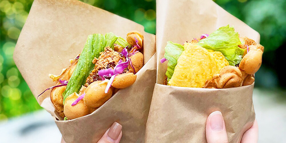 大阪・靭公園「CAFE SIK（カフェ シック）」が香港の大人気屋台スイーツ“鶏蛋仔（ガイダンジャイ）”のテイクアウト販売をスタート！