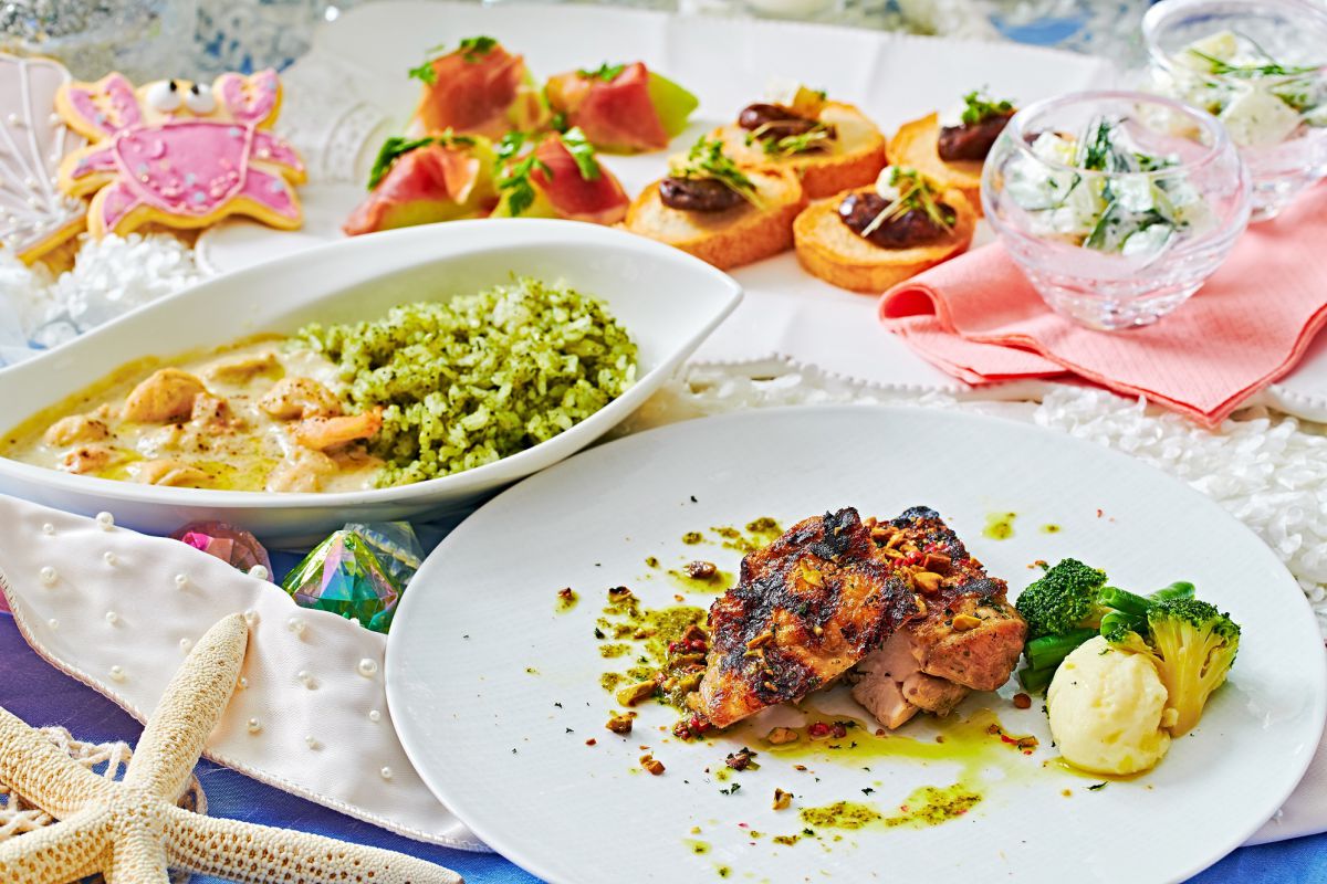 前菜とメインディッシュ