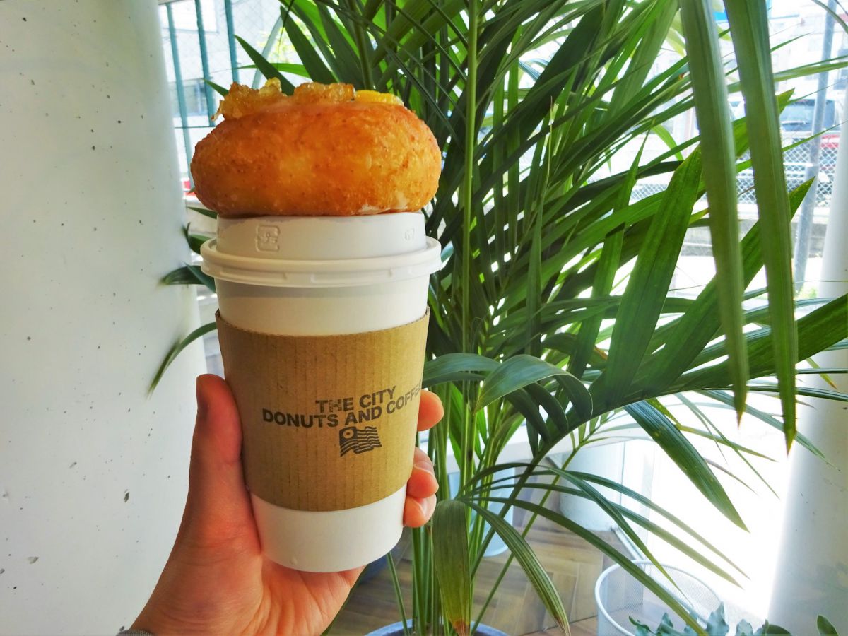 アメリカーノ390円（ドーナツは別）