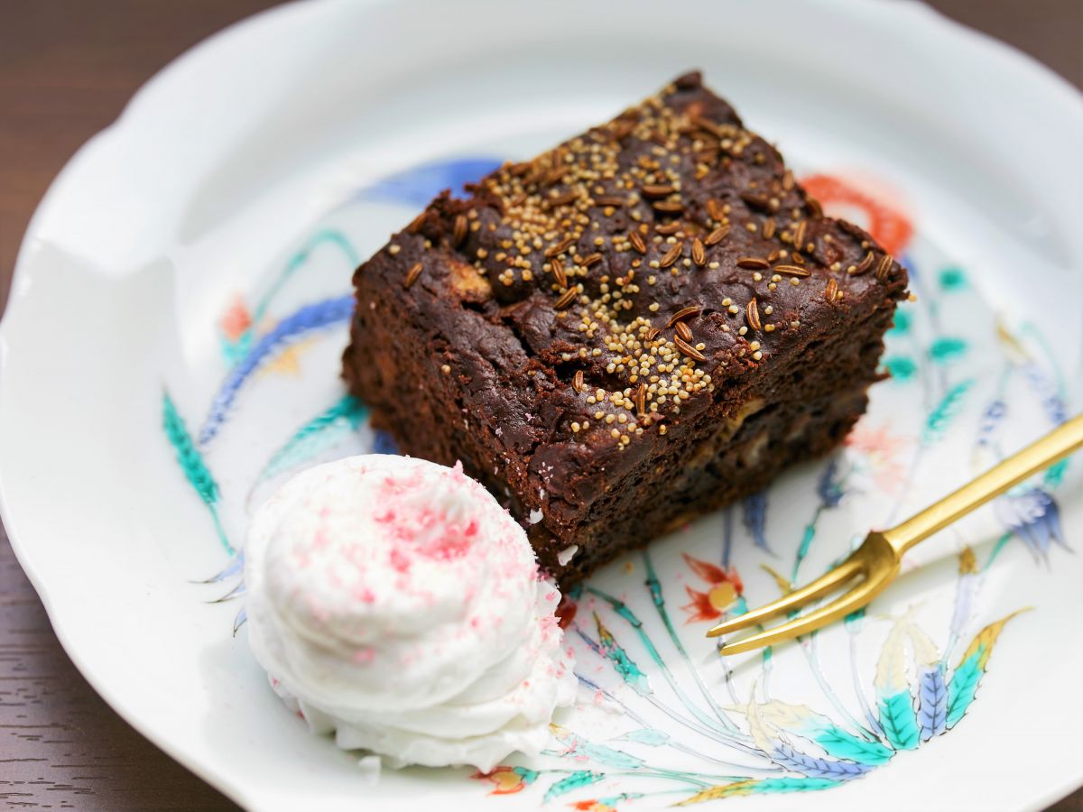 ブラウニーの形やトッピングなどはその日のお楽しみ♪